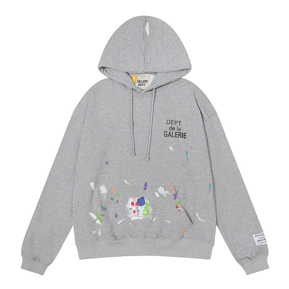 Gallery Dept Hollywood Letter Graphic Print Hoodie Streetwear Unisex
