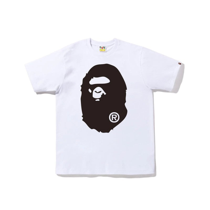 BAPE Camo Shark Ape Head Print Crew Neck Short Sleeve T‑Shirt Unisex