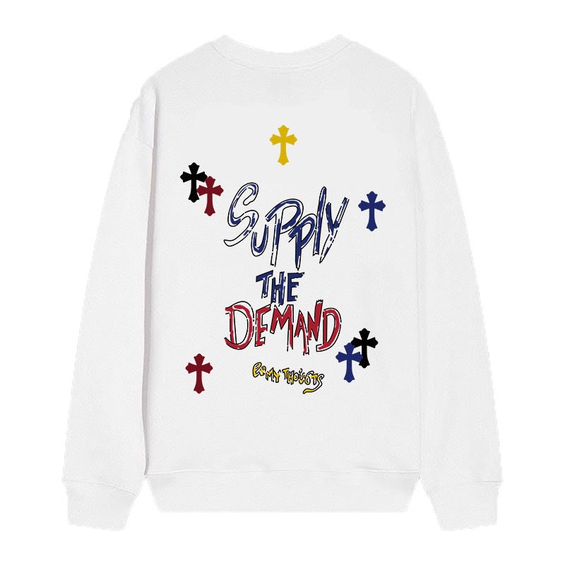 Chrome Hearts Cross Horseshoe Crewneck Sweatshirt Vintage Street Top