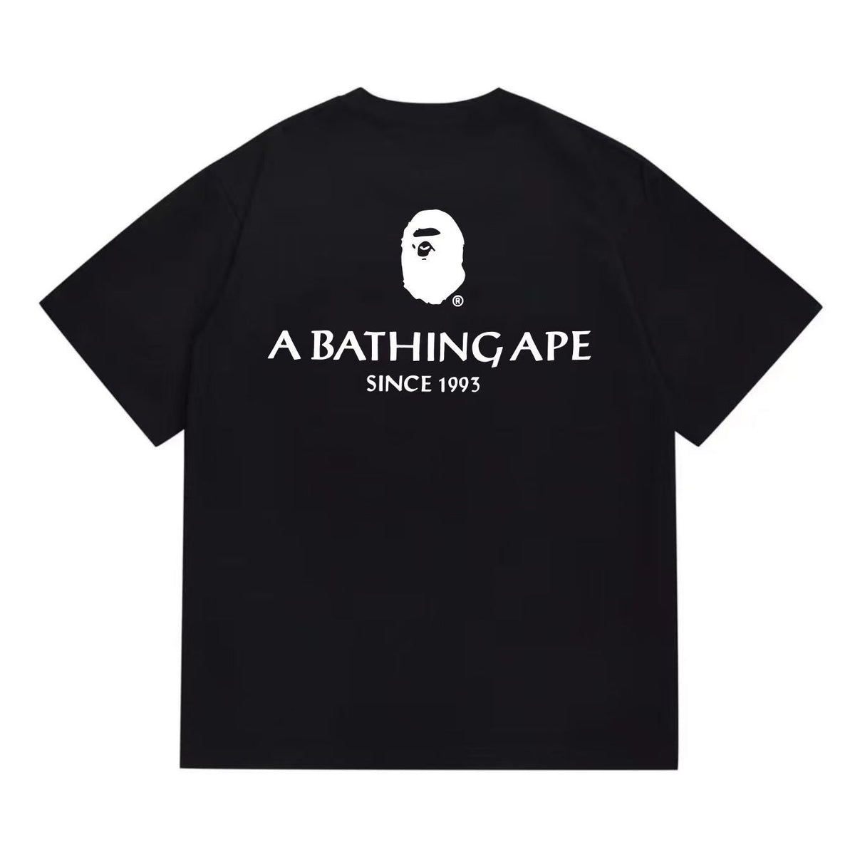 BAPE Ape Head Graphic Print Loose Unisex Streetwear T-Shirt