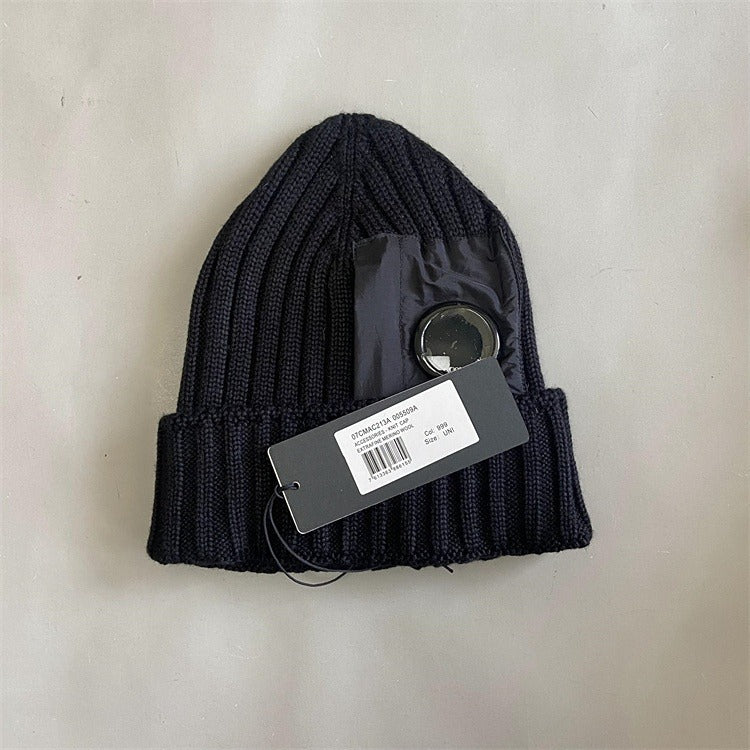 C.P Extrafine Merino Wool Goggle Balaclava, Goggle & Lens Side Beanie