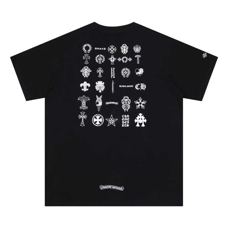 Chrome Hearts Cross Heavyweight Oversized T-Shirt Streetwear Unisex