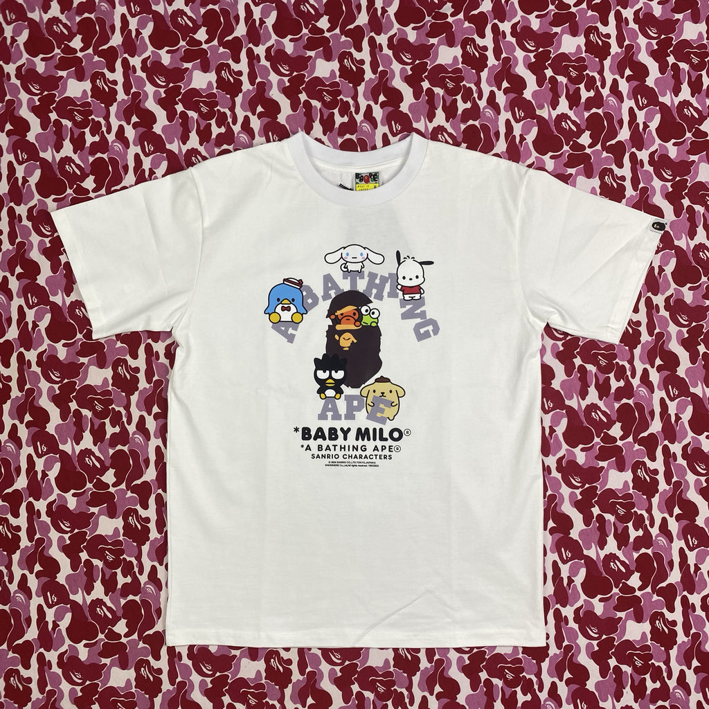 BAPE Baby Milo x Sanrio Characters Graphic T-Shirt Unisex