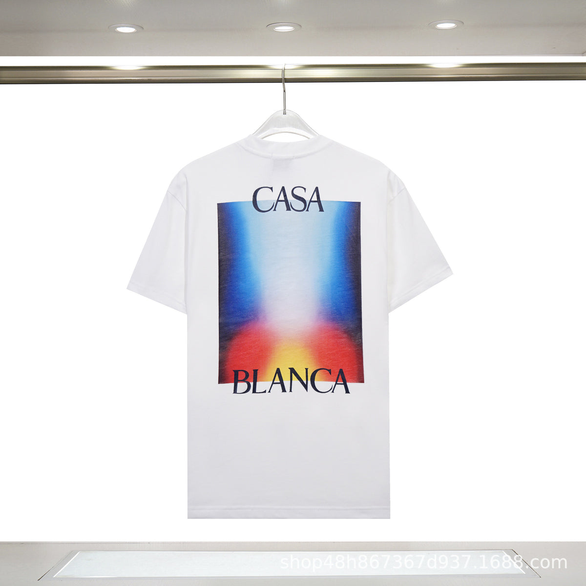 Casablanca Art Print Loose Unisex Short Sleeve Graphic T-Shirt