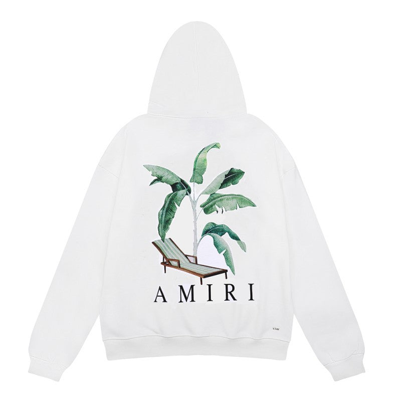 Amiri Letter Graphic Print Hoodie Streetwear Unisex