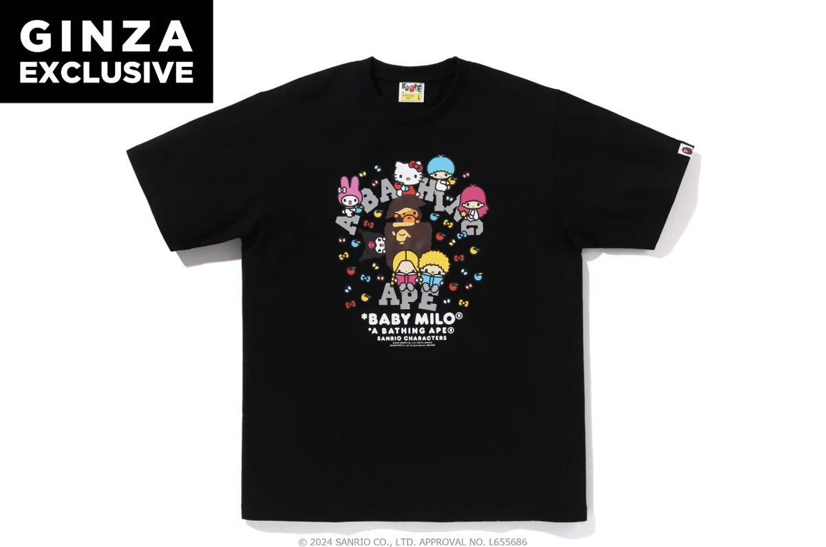 BAPE Baby Milo x Sanrio Characters Graphic T-Shirt Unisex