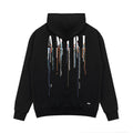 Amiri Paint Drip Logo Hoodie Men Oversized Streetwear Pullover