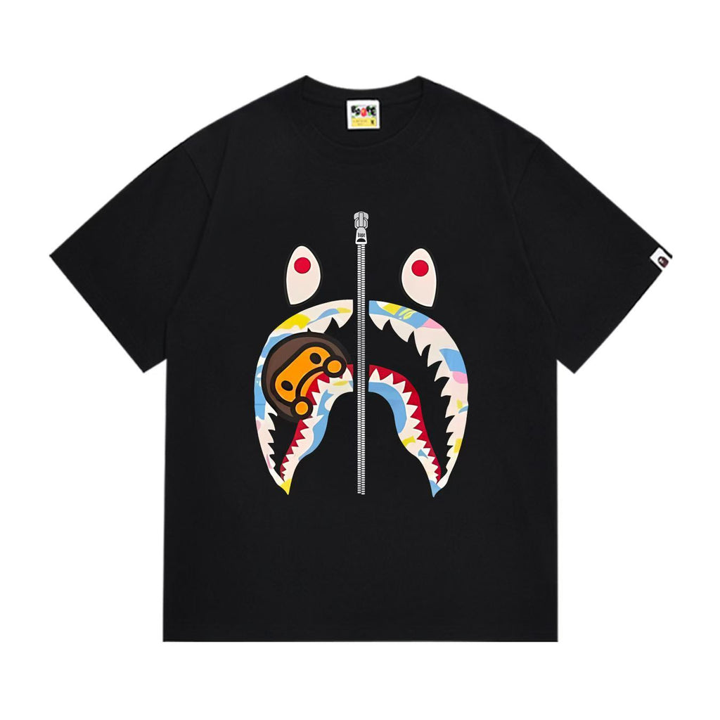 BAPE Ape Head Graphic Print Loose Unisex Streetwear T-Shirt