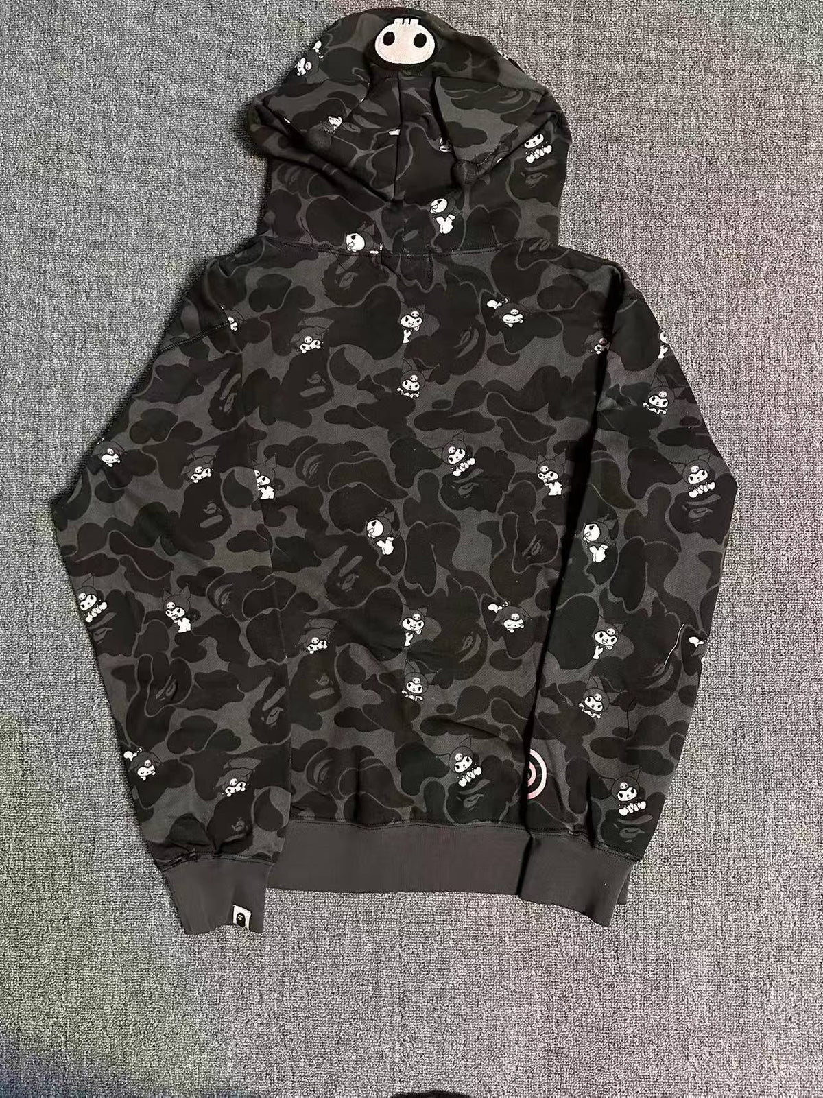 BAPE x Sanrio Hello Kitty Kuromi Camo Full Zip Hoodie