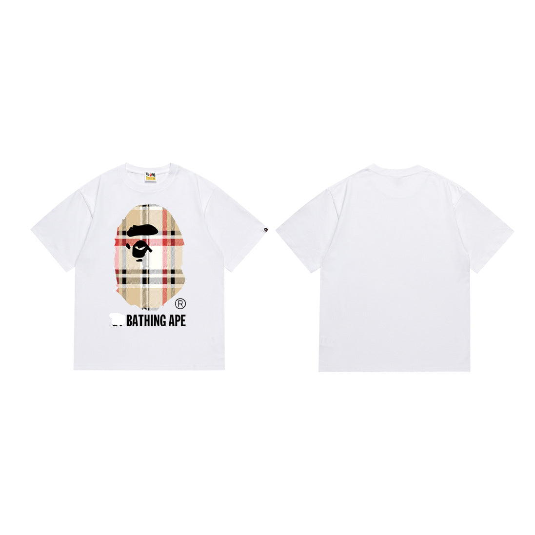 Bape Camo Ape Head Graphic Oversized Tee Streetwear Unisex