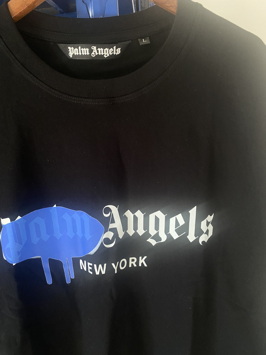 Palm Angels Heart Letter Graphic Short Sleeve Tee Streetwear Unisex