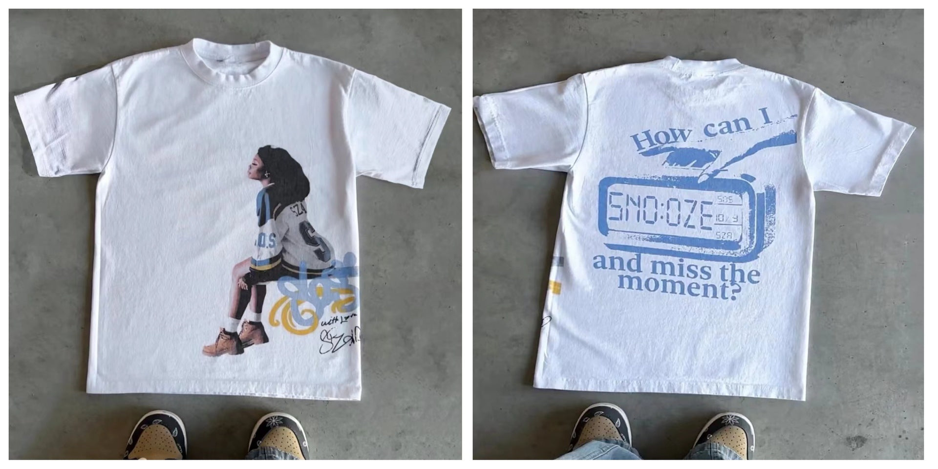 Y2K Punk Vintage Rap Graphic Unisex Oversized Streetwear Baumwoll T-Shirt
