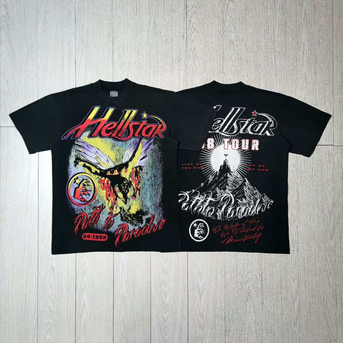 Hellstar Multi‑Vintage Graphic Oversized Tee Streetwear Unisex