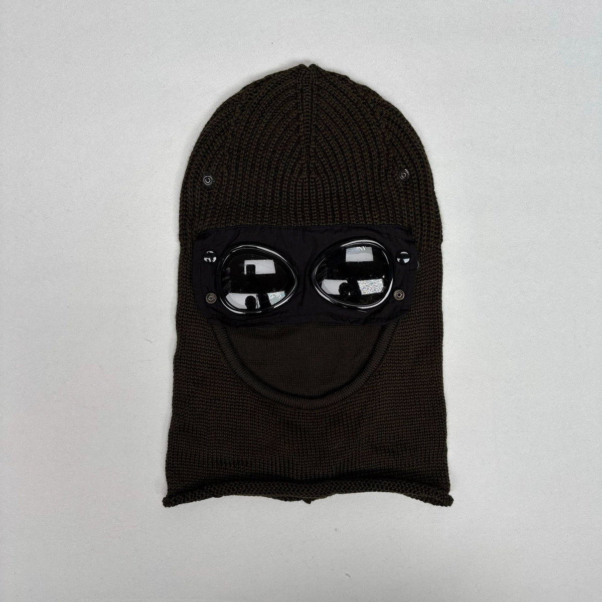 C.P Extrafine Merino Wool Goggle Balaclava, Goggle & Lens Side Beanie