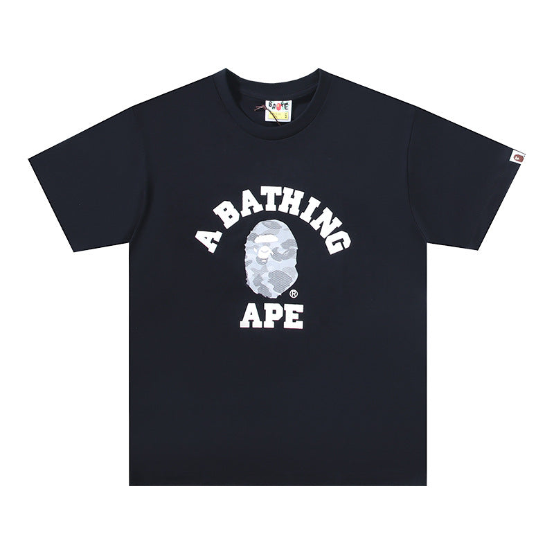 BAPE Ape Head Graphic Print Short Sleeve Tee Streetwear Unisex