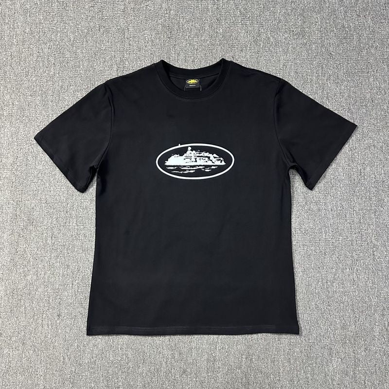 Corteiz Logo Letter Print Crew Neck Short Sleeve T‑Shirt Unisex