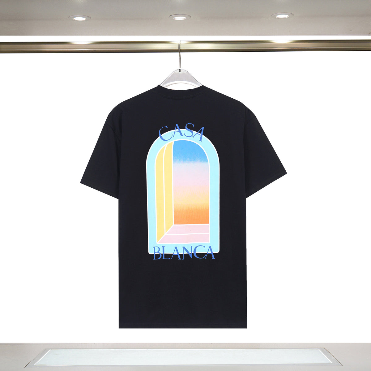Casablanca Art Print Loose Unisex Short Sleeve Graphic T-Shirt