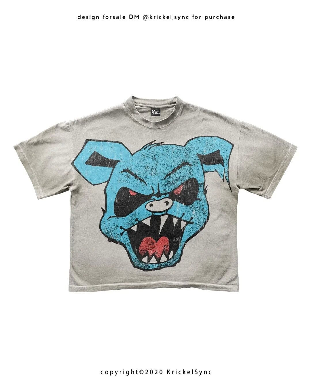 Streetwear-Shirt im Gothic-Stil von Saint Michael mit Grafik – Unisex Oversized Baumwoll-T-Shirt
