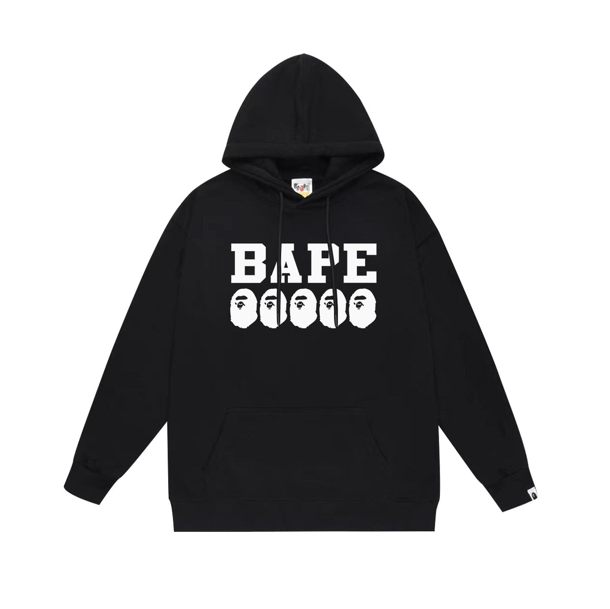 Bape Camo Ape Head Graphic Vintage Washed Oversized Hoodie Streetwear