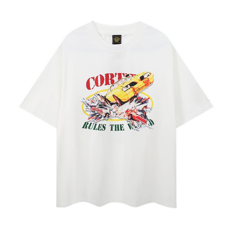 Corteiz Graffiti Graphic Tee Loose Unisex High Street T-Shirt