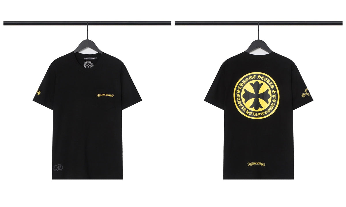 Chrome Hearts Cross Letter Graphic Short Sleeve Tee Streetwear Unisex