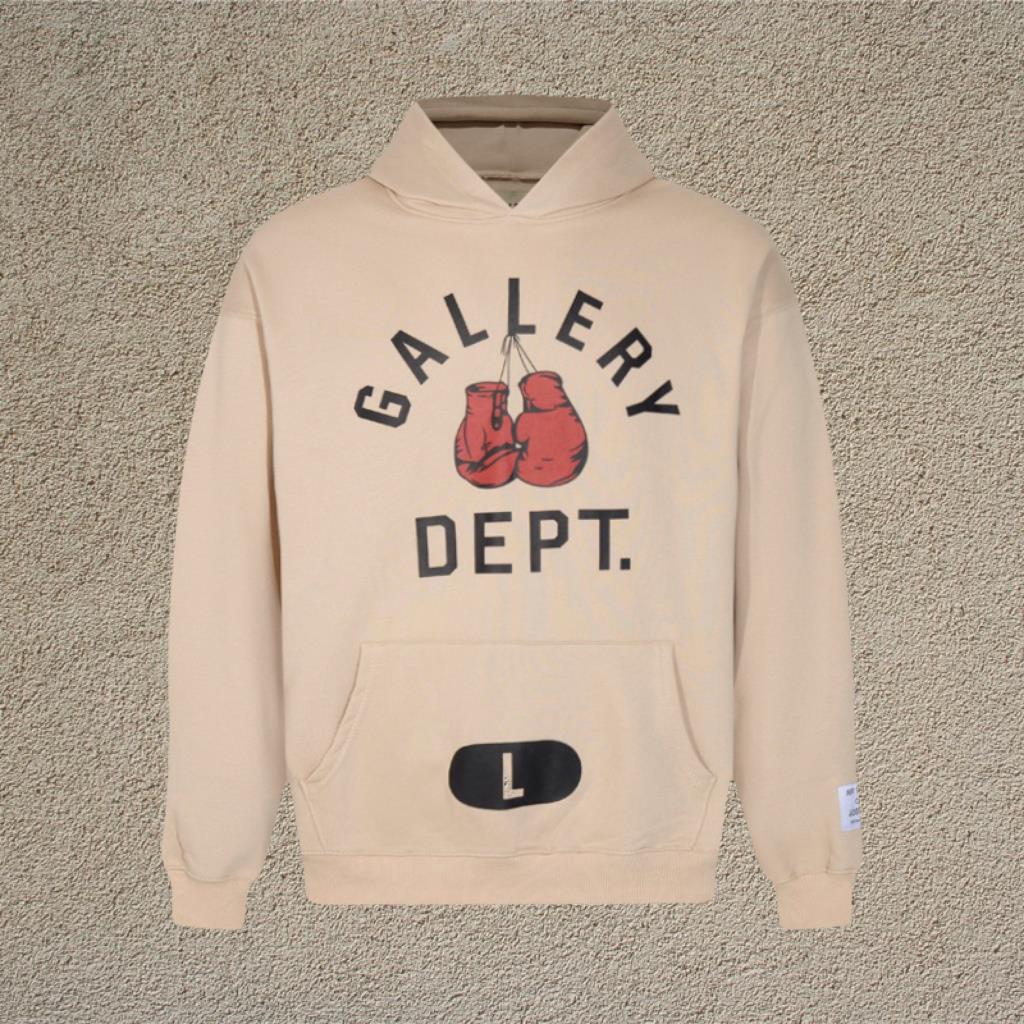 Gallery Dept Letter Print Hoodie Loose Couple Streetwear Sweatshirt