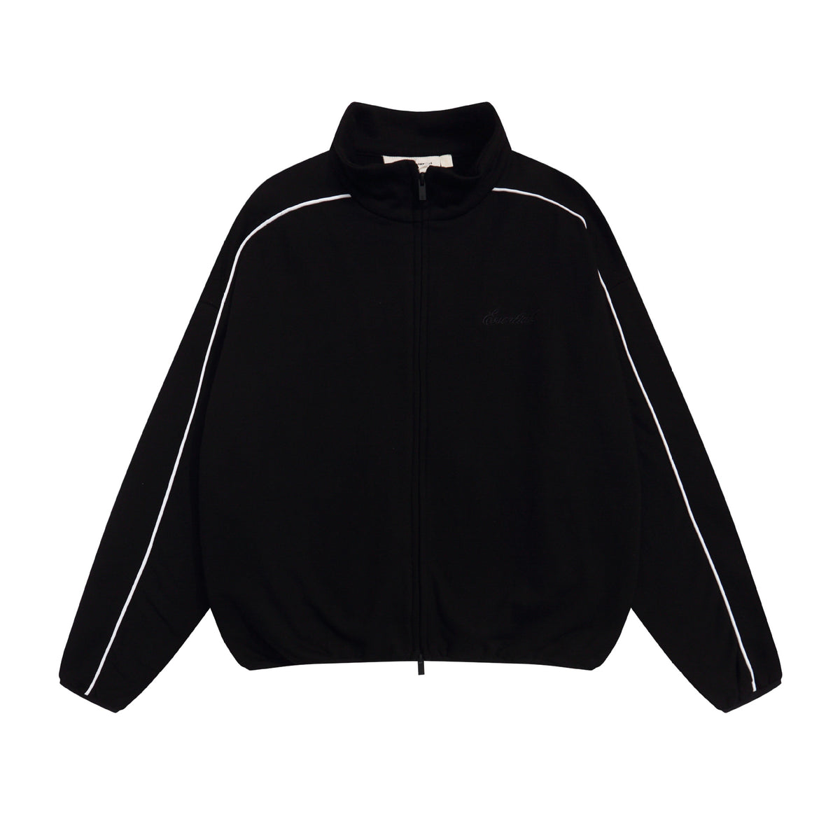Fear of God Striped Letter Embroidered Fleece Zip-Up Jacket Unisex