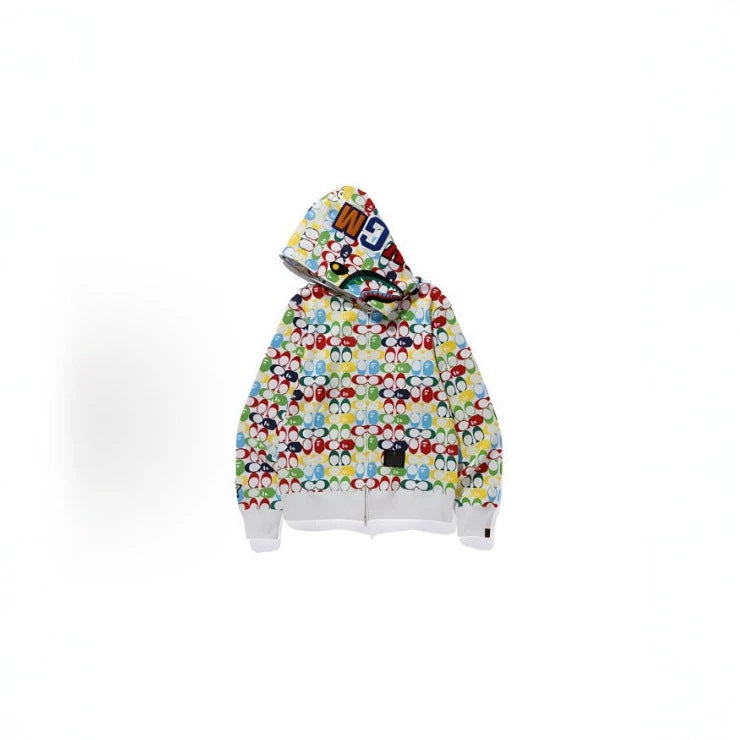 BAPE × COACH Shark Full Zip Hoodie