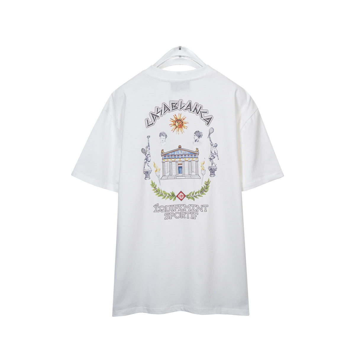 Casablanca Art Print Loose Unisex Short Sleeve Graphic T-Shirt