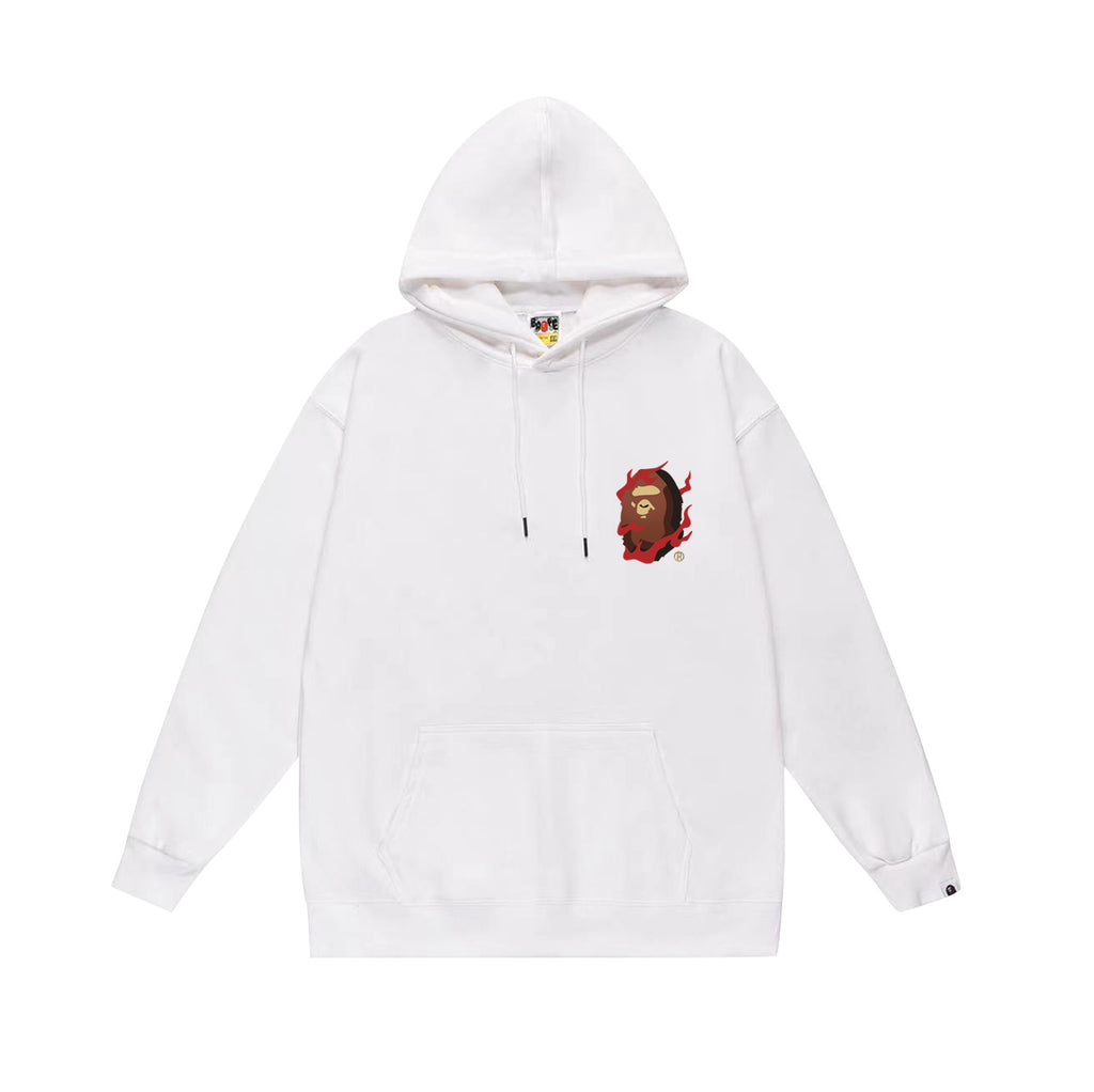 BAPE Hoodie Multi Camo Ape Head Print Street Fleece Pullover