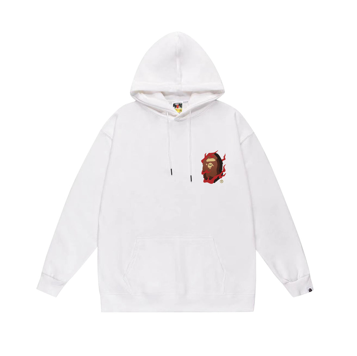 BAPE Hoodie Multi Camo Ape Head Print Street Fleece Pullover