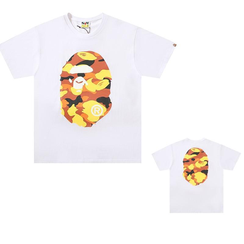 Bape Camo Ape Head Print Graphic Short Sleeve Tee Streetwear Unisex