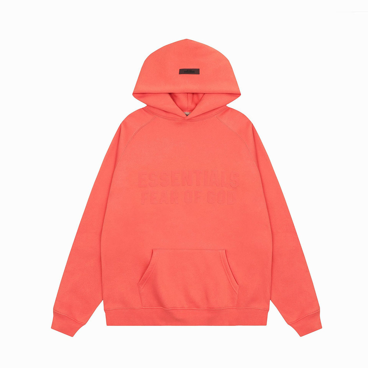 Fear of God ESSENTIALS Flocked Letter Print Oversized Hoodie
