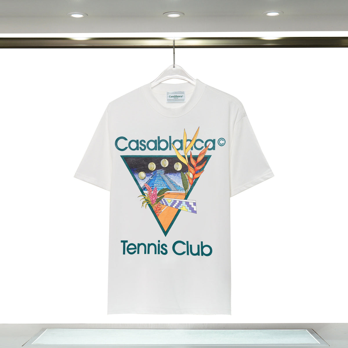 Casablanca Art Print Loose Unisex Short Sleeve Graphic T-Shirt