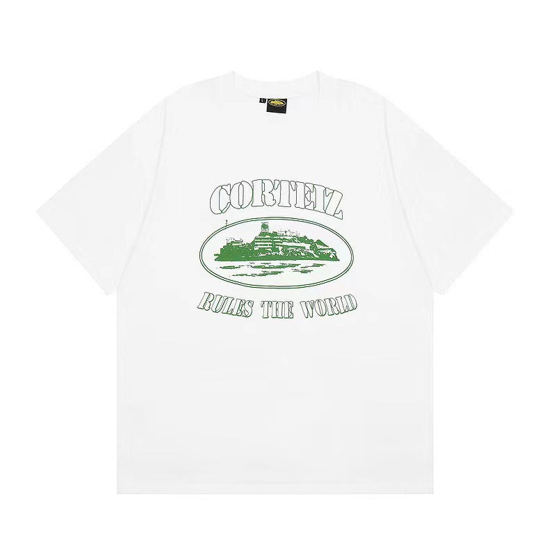 Camiseta de manga corta unisex holgada de streetwear Corteiz Alcatraz RTW