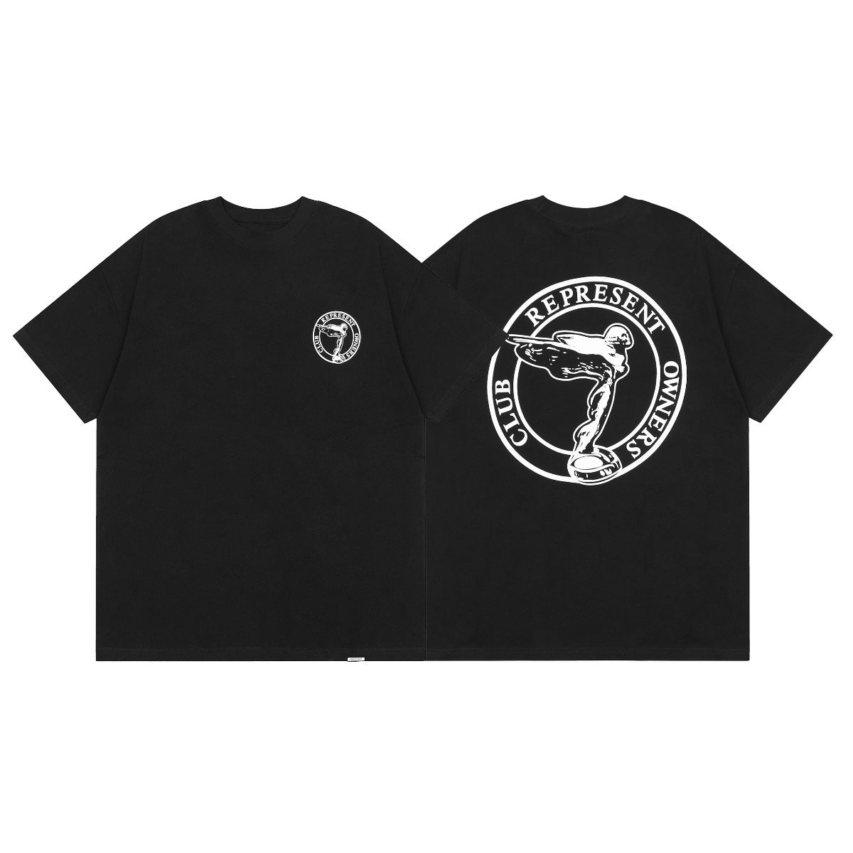 Represent Shark Washed Graphic Oversized Tee Streetwear Unisex