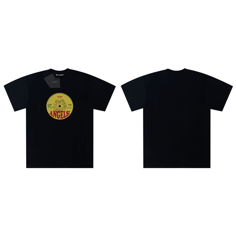 Palm Angels Graphic Print Tee Loose Crew Neck Streetwear T-Shirt