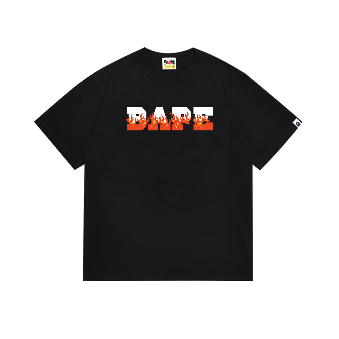 Bape Multi‑Ape‑Head Graphic Oversized Tee Streetwear Unisex