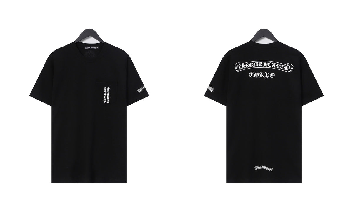 Chrome Hearts Cross Letter Graphic Short Sleeve Tee Streetwear Unisex