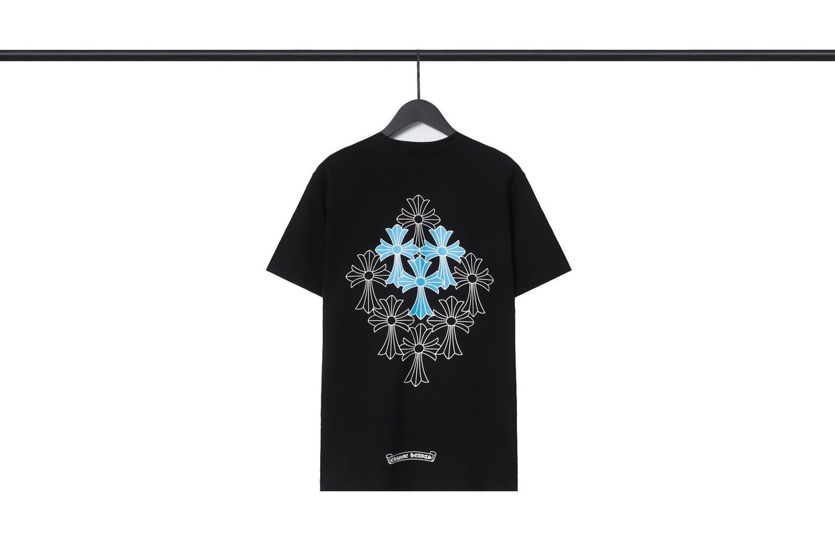 Chrome Hearts Sanskrit Cross Horseshoe Graphic Tee Multi‑Style
