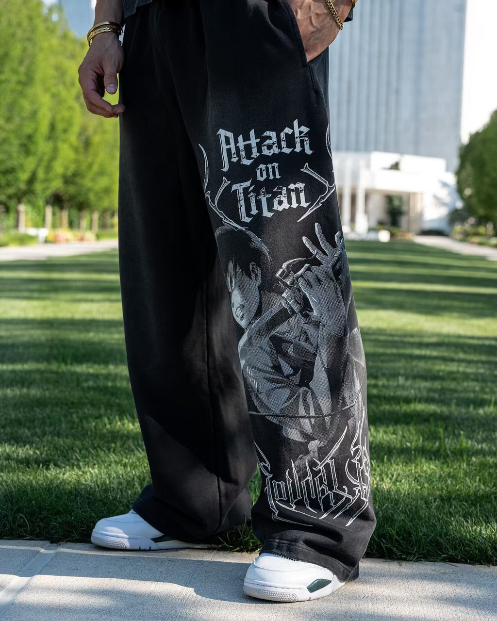 YOUNGLA 2128 AOT© x YLA Baggy Joggers
