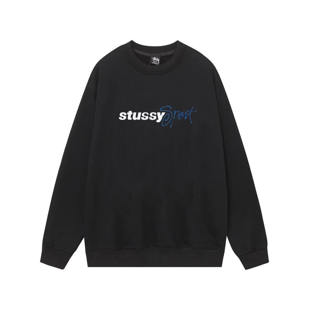 Stussy Graphic Crewneck Sweatshirt 8 Ball Dice Street Casual Pullover