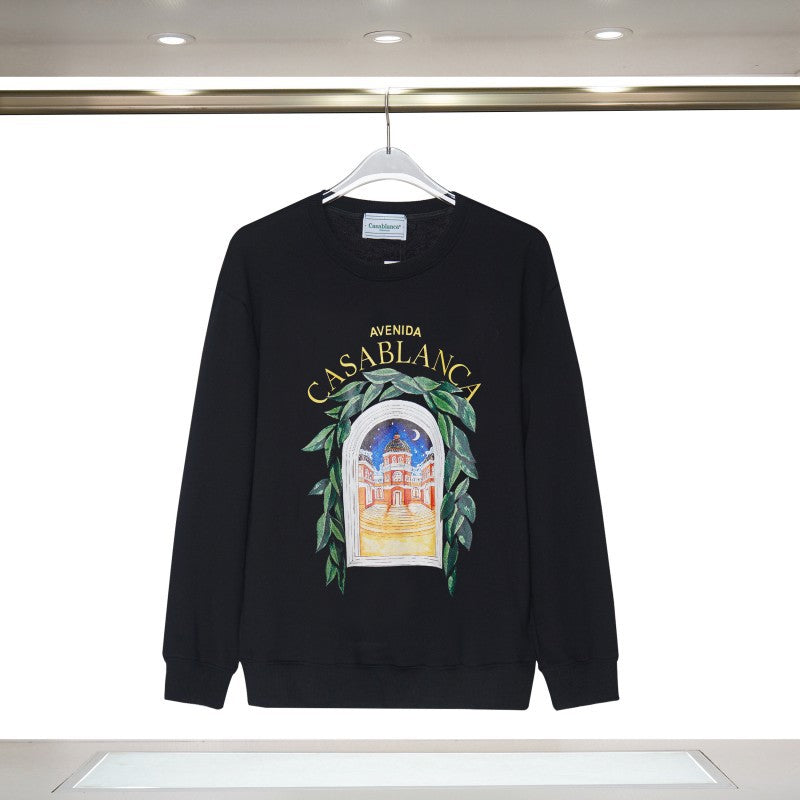 Casablanca Arch Logo Crewneck Casa Graphic Print Casual Pullover