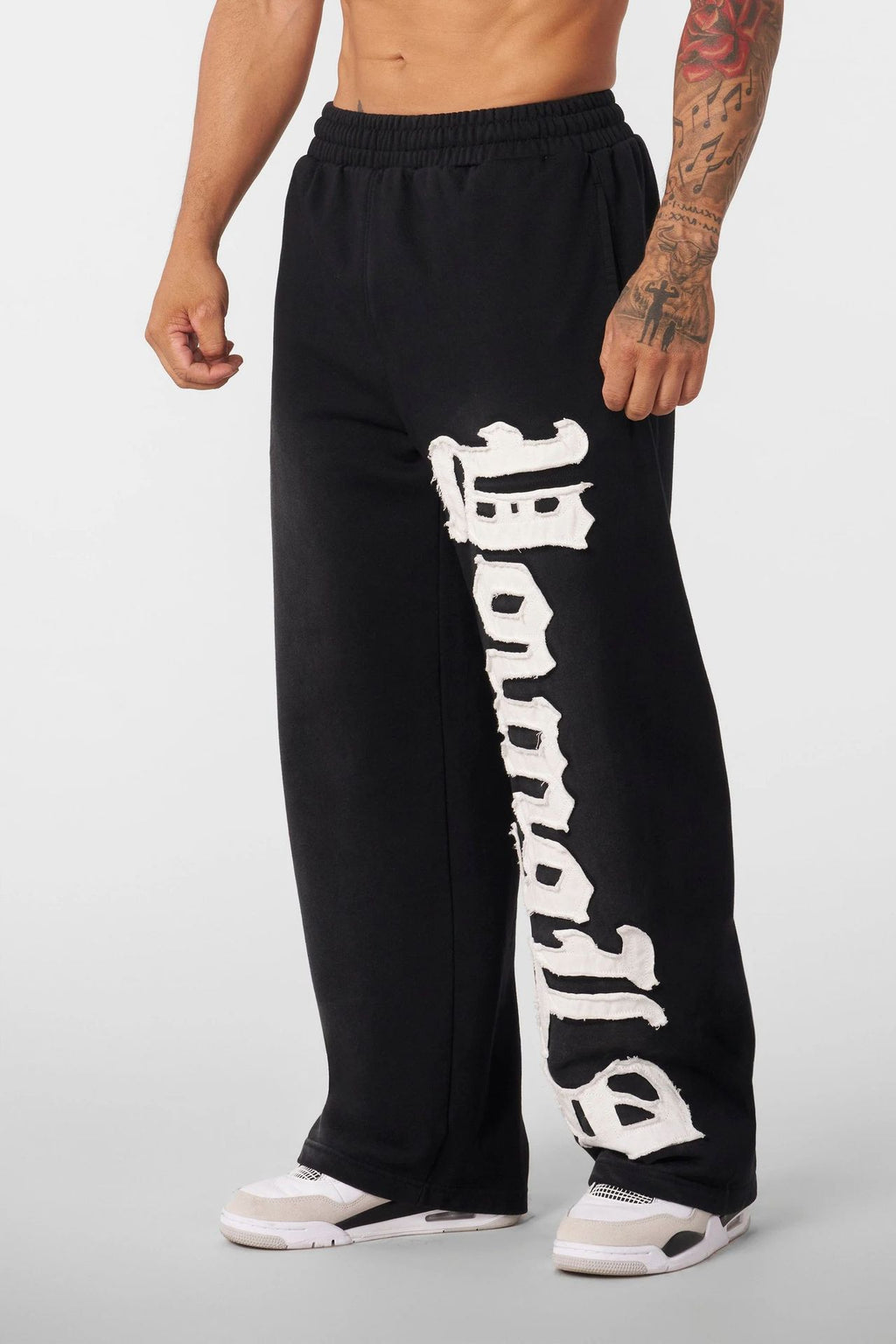 YOUNGLA 2127 Big Patch Sweats