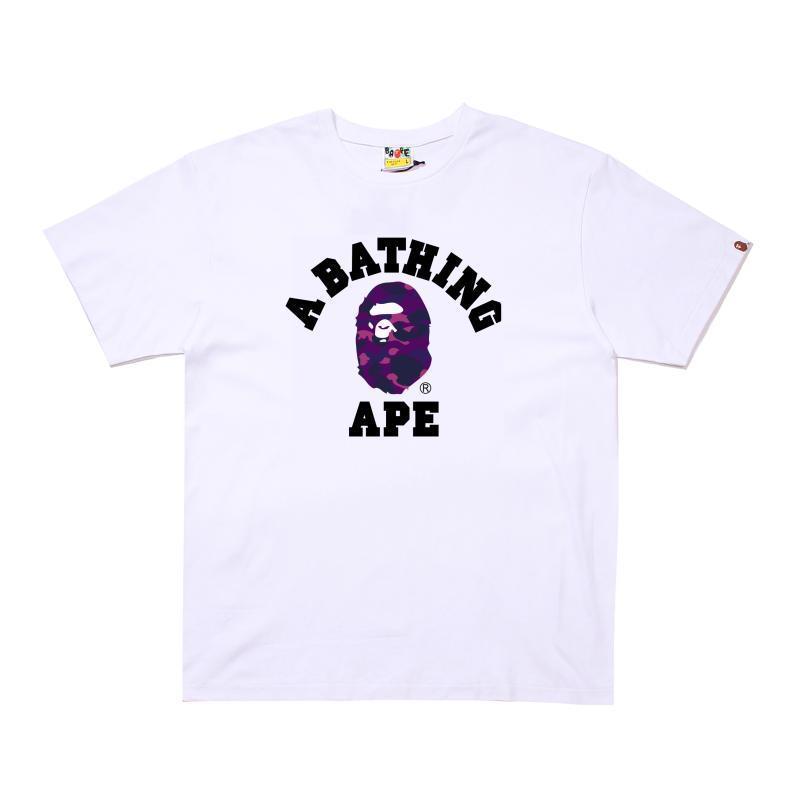 Bape Multi‑Ape‑Head Graphic Oversized Tee Streetwear Unisex