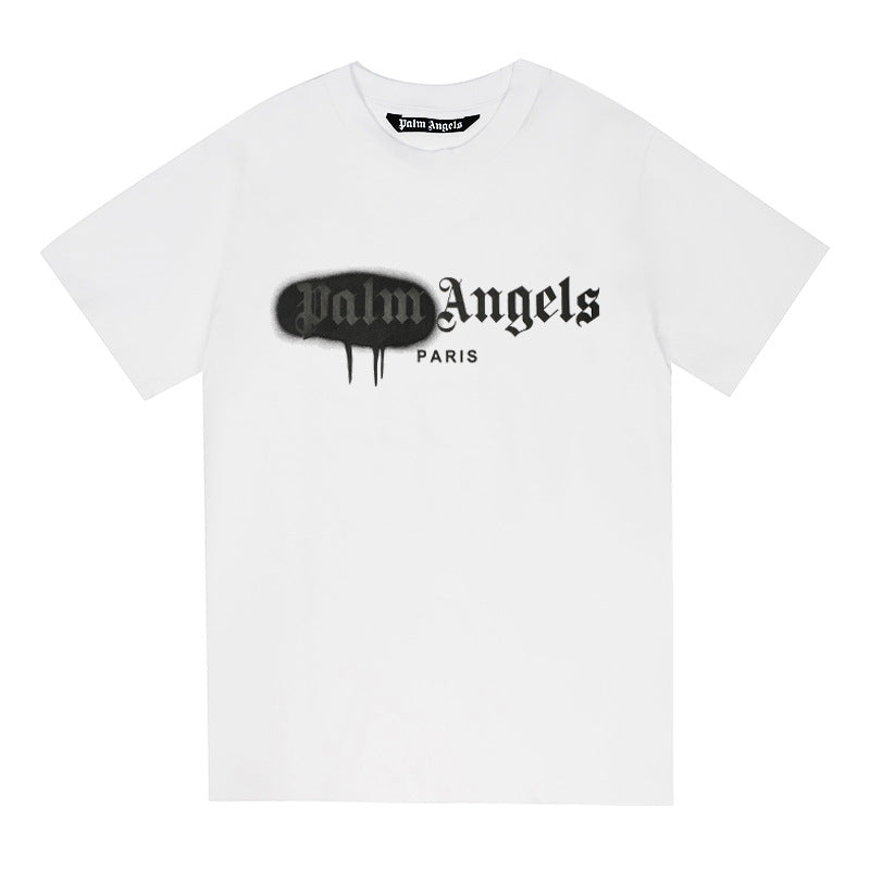 Palm Angels Teddy Bear Graphic Tee Loose Unisex Streetwear T-Shirt