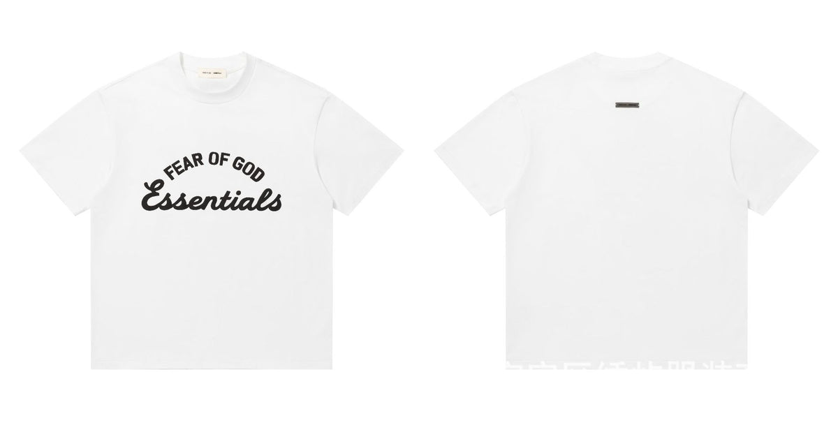 Fear Of God Essentials Letter Series Crew Neck Short Sleeve T Shirt