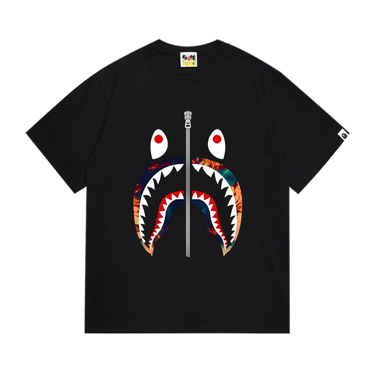 BAPE Ape Head Graphic Print Loose Unisex Streetwear T-Shirt