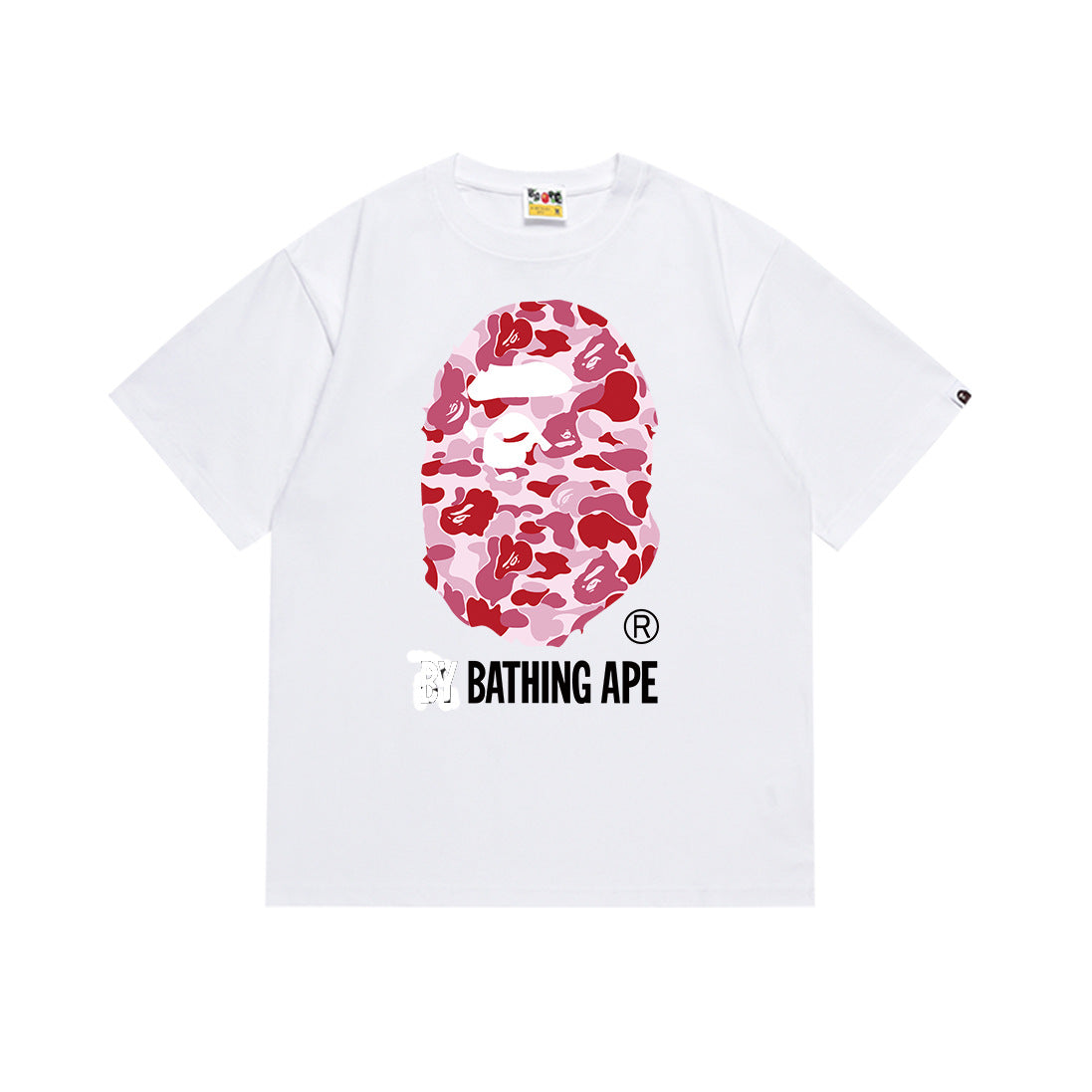 Bape Camo Ape Head Graphic Oversized Tee Streetwear Unisex