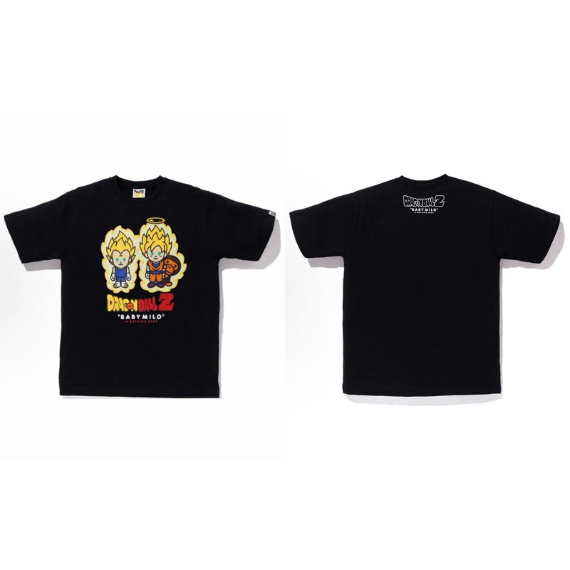 BAPE Ape Head Shark Print Loose Casual Unisex Short Sleeve T-Shirt